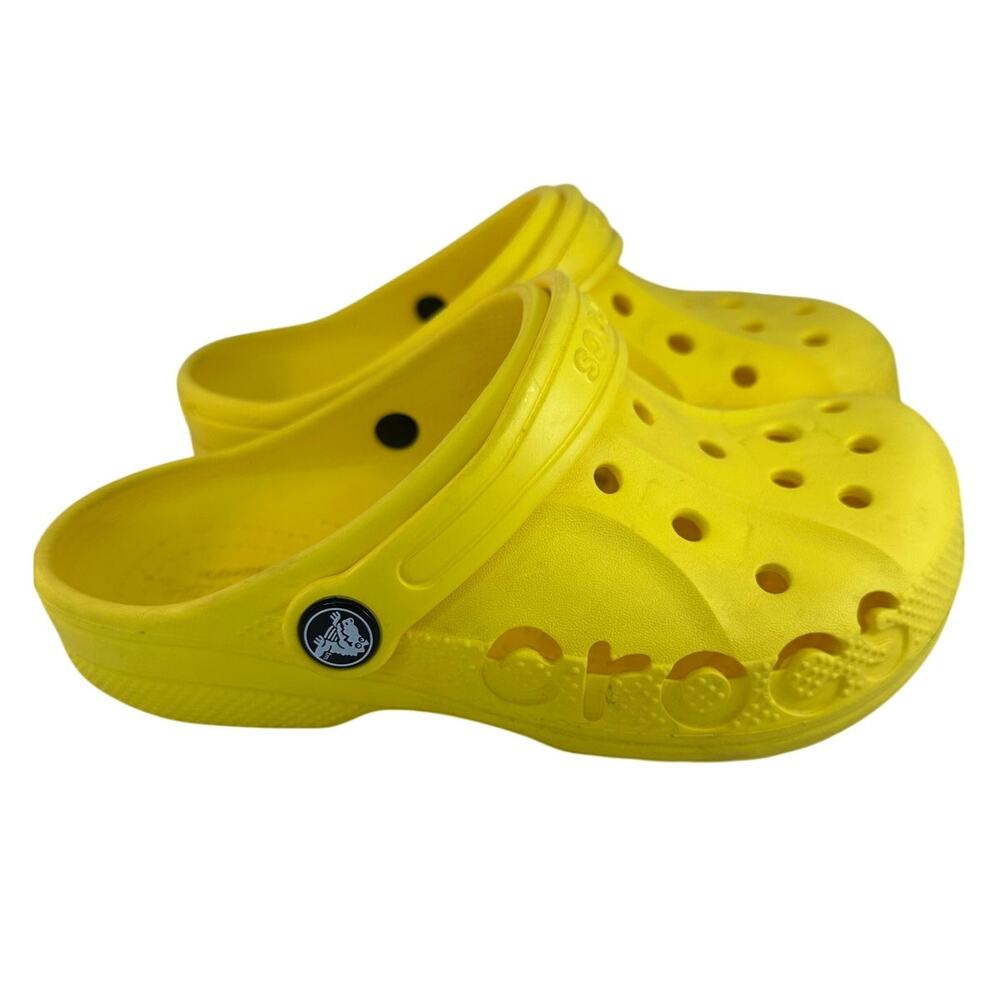 Crocs yellow clog Junior 2 Preowned - Picture 6 of 8